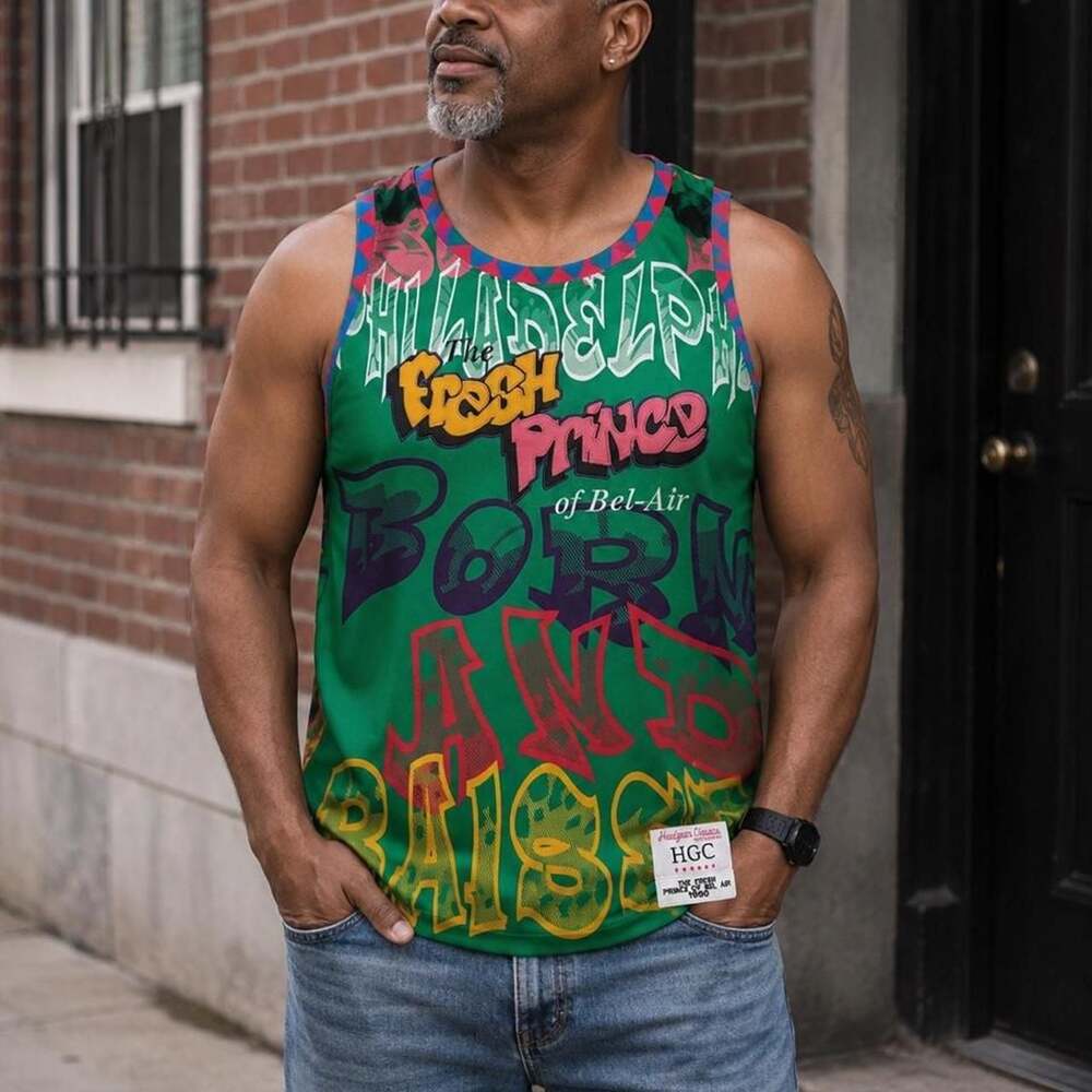 Headgear Classics Fresh Prince of Bel-Air West Philadelphia Basketball Jersey XL